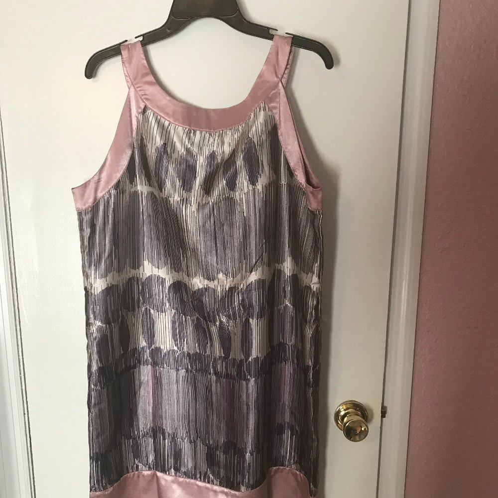 Pink Satin Dress